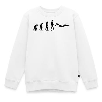 Diving - Sweat Premium enfant bio - blanc - Devant - AI Model Kid Male (0cm)