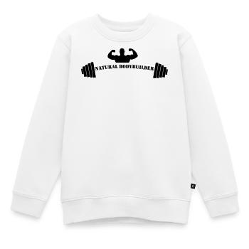Workout Day - Kinder Premium Organic Sweatshirt - Weiß - Vorne - AI Model Kid Male (0cm)