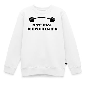 Fitnessstudio - Kinder Premium Organic Sweatshirt - Weiß - Vorne - AI Model Kid Male (0cm)
