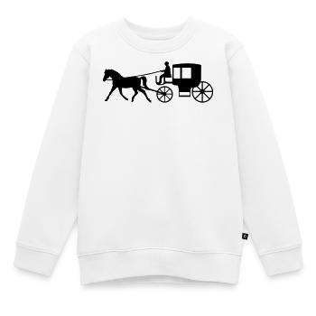 entraîneur - Sweat Premium enfant bio - blanc - Devant - AI Model Kid Male (0cm)