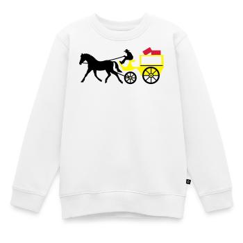 entraîneur - Sweat Premium enfant bio - blanc - Devant - AI Model Kid Male (0cm)