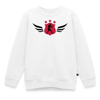 Boxing / Boxen / Boxe - Sweat Premium enfant bio - blanc - Devant - AI Model Kid Male (0cm)