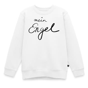 mein Engel - Kinder Premium Organic Sweatshirt - Weiß - Vorne - AI Model Kid Male (0cm)