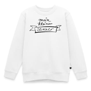 mein kleiner Stinker - Kinder Premium Organic Sweatshirt - Weiß - Vorne - AI Model Kid Male (0cm)