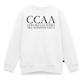 CCAA Colonia Claudia Ara Agrippinensium - Kinder Premium Organic Sweatshirt - Weiß - Vorne - AI Model Kid Male (0cm)