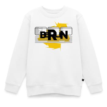Berlin Ubahn Berlin Graffiti Symbol Icon Tram - Sweat Premium enfant bio - blanc - Devant - AI Model Kid Male (0cm)