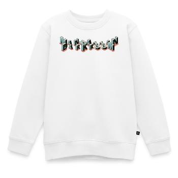 Manhattan Dunkelkammer - Kinder Premium Organic Sweatshirt - Weiß - Vorne - AI Model Kid Male (0cm)