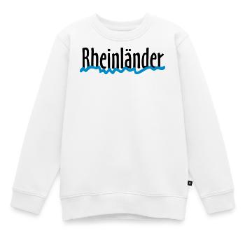 Rheinländer - Die Leute vom Rhein - Kinder Premium Organic Sweatshirt - Weiß - Vorne - AI Model Kid Male (0cm)