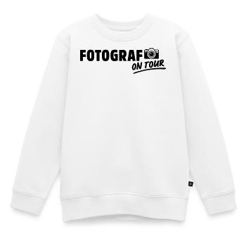 fotograf on tour - Kinder Premium Organic Sweatshirt - Weiß - Vorne - AI Model Kid Male (0cm)