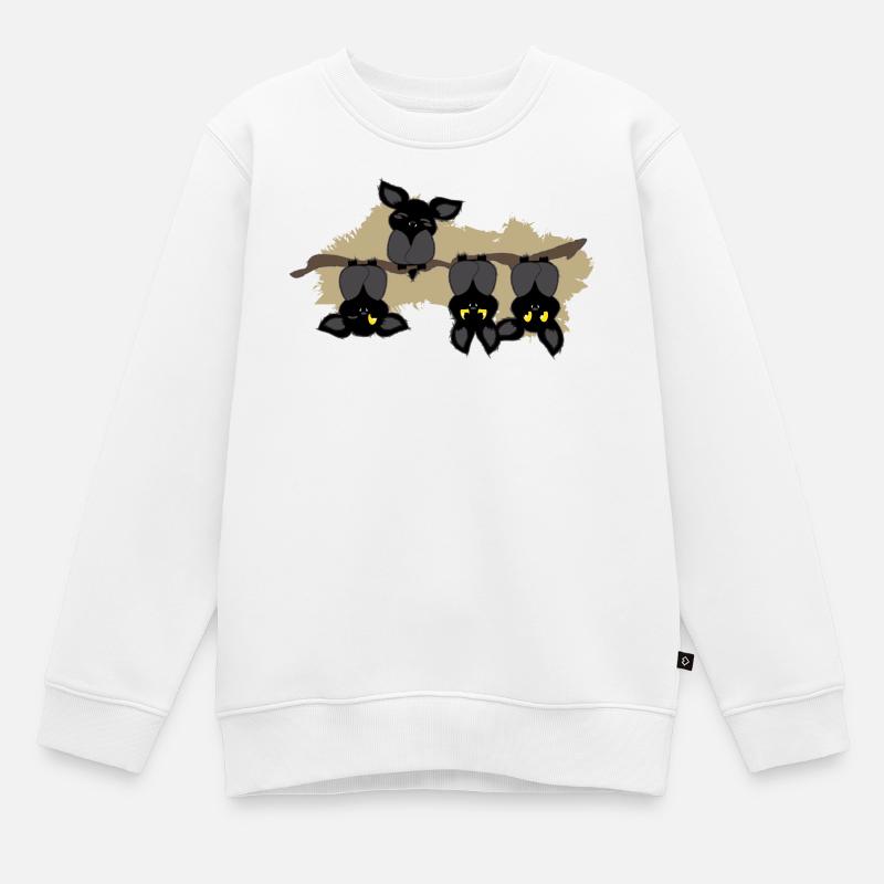Battre dans l'autre sens - Sweat Premium enfant bio - blanc