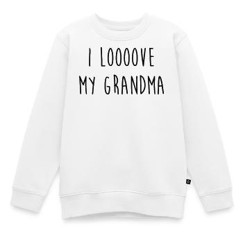 Großmütter / Oma / Mami / Großmutter / Mamy - Kinder Premium Organic Sweatshirt - Weiß - Vorne - AI Model Kid Male (0cm)