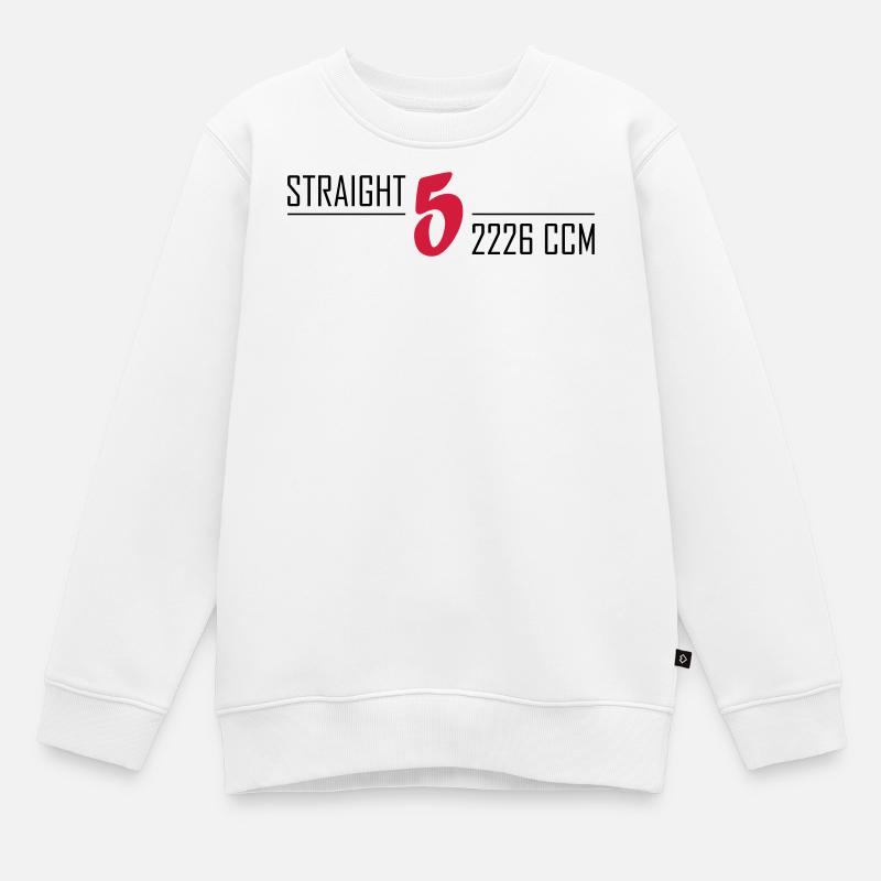 Hétéro cinq - Sweat Premium enfant bio - blanc