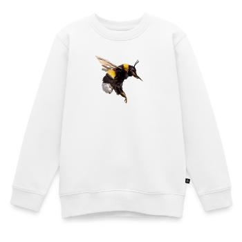 Hummel - Kinder Premium Organic Sweatshirt - Weiß - Vorne - AI Model Kid Male (0cm)
