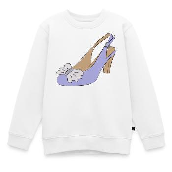 Chaussure Femme Chaussure Mode - Sweat Premium enfant bio - blanc - Devant - AI Model Kid Male (0cm)