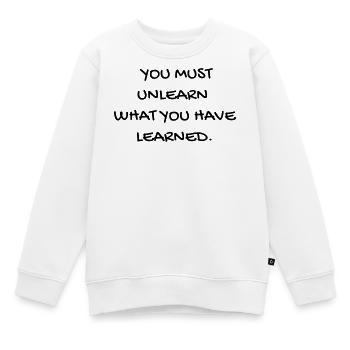 Cinema / Film / Zitat / TV-Serie - Kinder Premium Organic Sweatshirt - Weiß - Vorne - AI Model Kid Male (0cm)