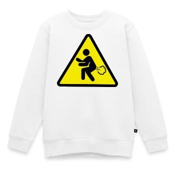 pet - Sweat Premium enfant bio - blanc - Devant - AI Model Kid Male (0cm)