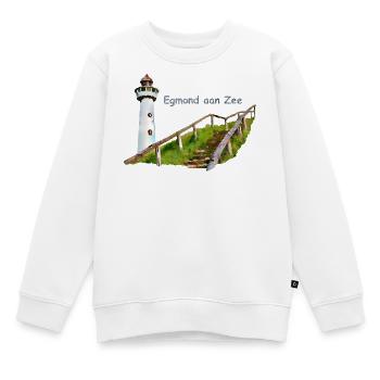 lighthouse - Kids Premium Organic Sweatshirt - white - Front - AI Model Kid Male (0cm)
