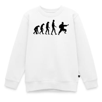 Jiu Jitsu / Jujutsu / Jiujitsu / Art Martial - Sweat Premium enfant bio - blanc - Devant - AI Model Kid Male (0cm)