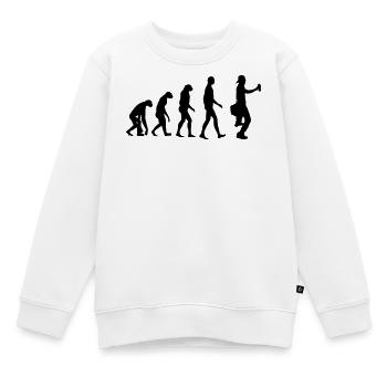 Graffiti / Tag / Writer / Street Art - Kinder Premium Organic Sweatshirt - Weiß - Vorne - AI Model Kid Male (0cm)