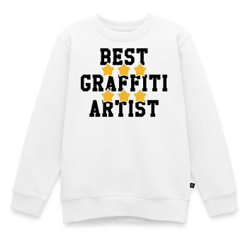Graffiti / Tag / Writer / Street Art - Kinder Premium Organic Sweatshirt - Weiß - Vorne - AI Model Kid Male (0cm)