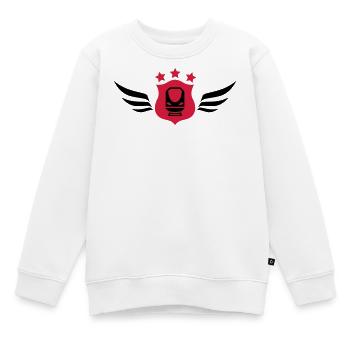 Eisenbahner / Eisenbahnen / Eisenbahn / Bahn - Kinder Premium Organic Sweatshirt - Weiß - Vorne - AI Model Kid Male (0cm)