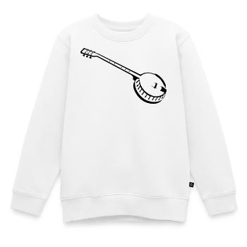 banjo - Sweat Premium enfant bio - blanc - Devant - AI Model Kid Male (0cm)