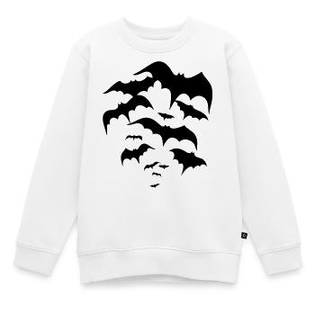 Fledermäuse, bats, Vampire, Dracula - Kinder Premium Organic Sweatshirt - Weiß - Vorne - AI Model Kid Male (0cm)
