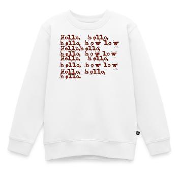 Teenager-Geist - Kinder Premium Organic Sweatshirt - Weiß - Vorne - AI Model Kid Male (0cm)