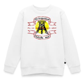 Ruhrgebiet Zeche Glück auf - Kinder Premium Organic Sweatshirt - Weiß - Vorne - AI Model Kid Male (0cm)