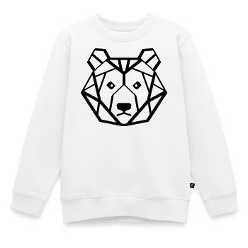 baer - Kinder Premium Organic Sweatshirt - Weiß - Vorne - AI Model Kid Male (0cm)