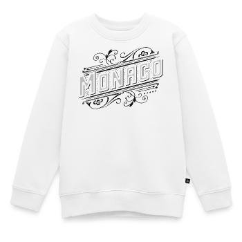 Monaco - Sweat Premium enfant bio - blanc - Devant - AI Model Kid Male (0cm)