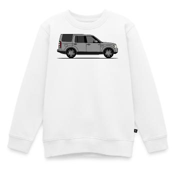 Entdeckung 4 Grau - Kinder Premium Organic Sweatshirt - Weiß - Vorne - AI Model Kid Male (0cm)