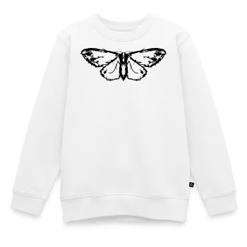 Papillon / Papillon / Papillon - Sweat Premium enfant bio - blanc - Devant - AI Model Kid Male (0cm)