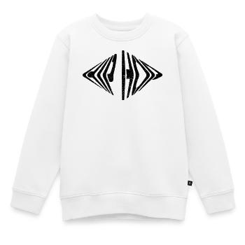 Hip Hop - Kinder Premium Organic Sweatshirt - Weiß - Vorne - AI Model Kid Male (0cm)