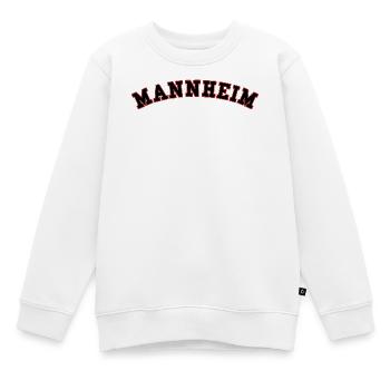 Manheim Arch Schriftzug - Kinder Premium Organic Sweatshirt - Weiß - Vorne - AI Model Kid Male (0cm)
