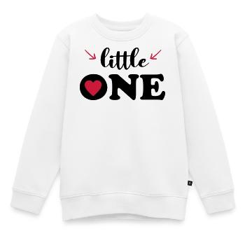 Baby Kind Geburtstag Geschenk Sprüche Little One - Kinder Premium Organic Sweatshirt - Weiß - Vorne - AI Model Kid Male (0cm)
