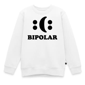 Bipolar - Sweat Premium enfant bio - blanc - Devant - AI Model Kid Male (0cm)