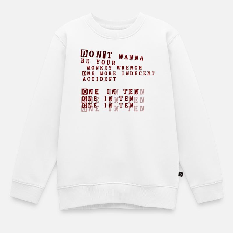 Monkey Wrench - Foo Fighters - Kinder Premium Organic Sweatshirt - Weiß