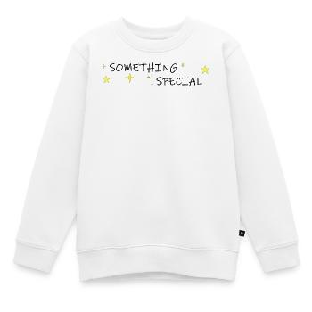 quelque chose de spécial - Sweat Premium enfant bio - blanc - Devant - AI Model Kid Male (0cm)