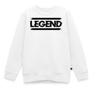 LEGEND - Sweat Premium enfant bio - blanc - Devant - AI Model Kid Male (0cm)