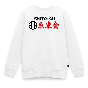 Shito kai karate emblem SHITO-KAI - Kinder Premium Organic Sweatshirt - Weiß - Vorne - AI Model Kid Male (0cm)