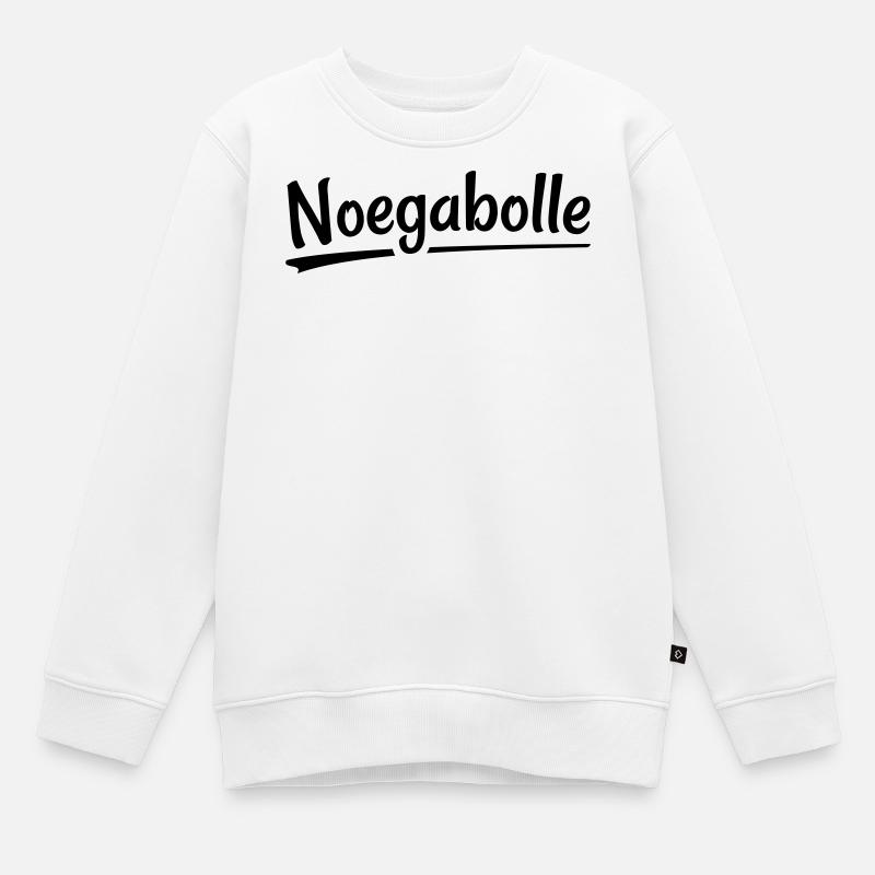Noegabolle - Antwerpener Dialekt - Kinder Premium Organic Sweatshirt - Weiß