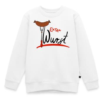 Extra Wurst Barbecue Humor - Kinder Premium Organic Sweatshirt - Weiß - Vorne - AI Model Kid Male (0cm)