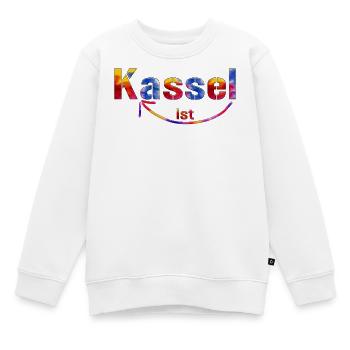 Kassel ist klasse - Kinder Premium Organic Sweatshirt - Weiß - Vorne - AI Model Kid Male (0cm)