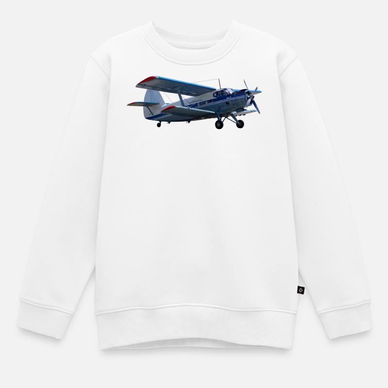 An-2 - Kinder Premium Organic Sweatshirt - Weiß