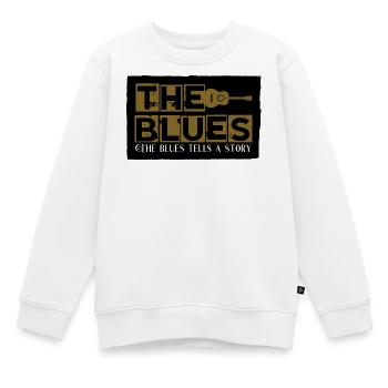 the blues - Kinder Premium Organic Sweatshirt - Weiß - Vorne - AI Model Kid Male (0cm)