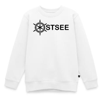 ostsee seemann steuermann kaptän symbol Anker - Kinder Premium Organic Sweatshirt - Weiß - Vorne - AI Model Kid Male (0cm)