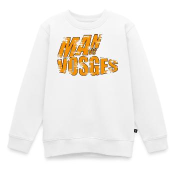 Man vs Vosges sauvage - Sweat Premium enfant bio - blanc - Devant - AI Model Kid Male (0cm)