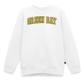 Green Bay Wisconsin - Kids Premium Organic Sweatshirt - white - Front - AI Model Kid Male (0cm)