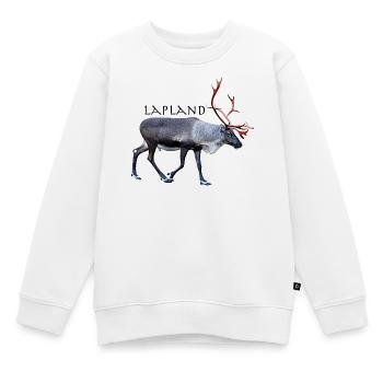 Laponie - Sweat Premium enfant bio - blanc - Devant - AI Model Kid Male (0cm)